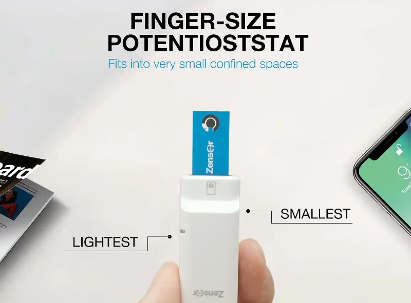 FINGER-SIZE POTENTIOSTAT