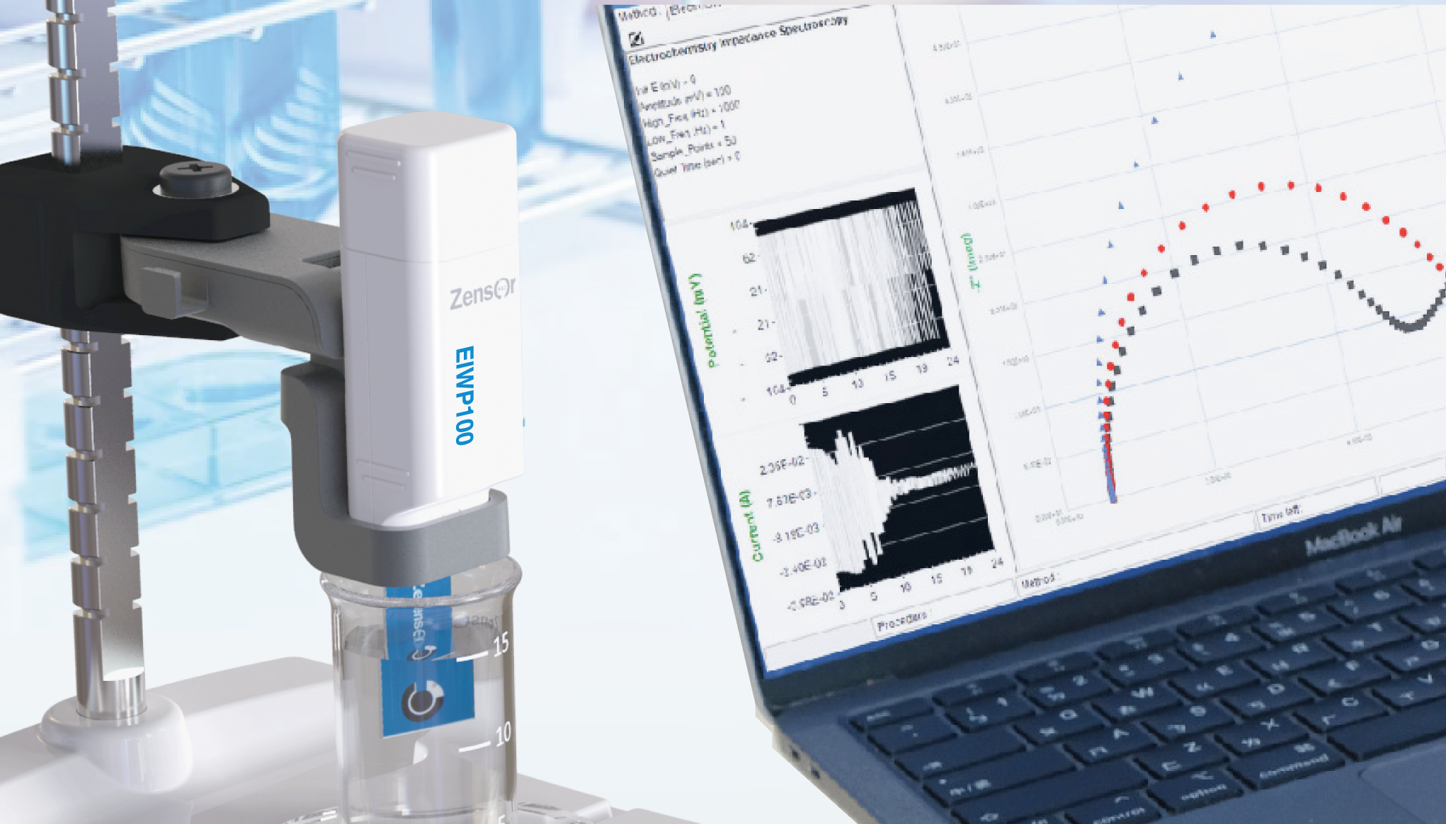 EIWP100/110 ワイヤレス/EIS ポテンショスタット